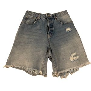 WILD FABLE FRAYED DENIM SHORTS